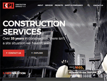 Tablet Screenshot of kpiconstruction.com.au